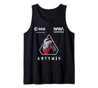 NASA Artemis II Missione Patch Worm e ESA Logo Canotta