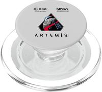 NASA Artemis II Missione Patch Worm e ESA Logo PopSockets PopGrip per MagSafe