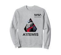NASA Artemis II Missione Patch Worm Logo Felpa