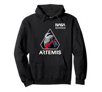 NASA Artemis II Missione Patch Worm Logo Felpa con Cappuccio