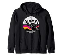 NASA Artemis II NASA Retro Space Planet Saturno Felpa con Cappuccio