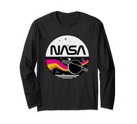 NASA Artemis II NASA Retro Space Planet Saturno Maglia a Manica