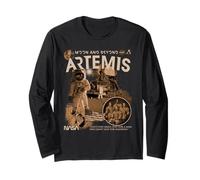 NASA Artemis Missione Astronauti sulla Luna Maglia a Manica