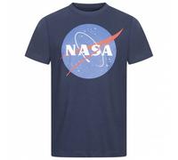 NASA Circle Logo Uomo T-shirt TMMTS007NVY blu M