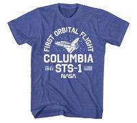 NASA - Columbia Space Transportation System 1 - Classici Americani - Blu Heather
