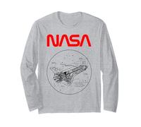 NASA - Disegno Tecnico dello Shuttle Maglia a Manica