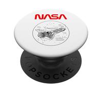 NASA - Disegno tecnico dello Shuttle PopSockets PopGrip Adesivo