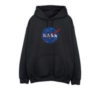 NASA Felpa con Cappuccio Insignia Logo Uomo (BI1867)