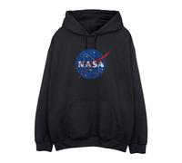 NASA Felpa con Cappuccio Insignia Logo Uomo (BI1867)