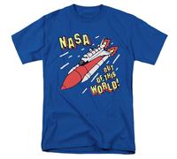 Nasa - Fuori Da Questo Mondo - T-Shirt A Maniche Corte Unisex Per Adulti - Blu
