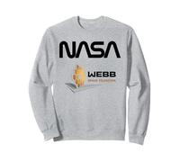 NASA James Webb Space Telescopio JWST Worm Logo Felpa