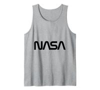 NASA - Logo retrò a Forma di Verme Canotta