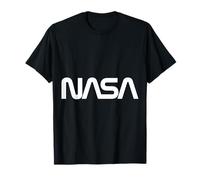 NASA - Logo retrò a Forma di Verme Maglietta