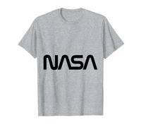 NASA - Logo retrò a Forma di Verme Maglietta