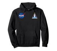NASA Meatball Insignia - Bandiera USA Missione Space Shuttle Felpa con Cappuccio