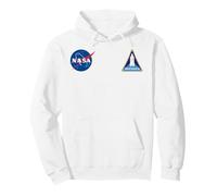 NASA Meatball Insignia - Bandiera USA Missione Space Shuttle Felpa con Cappuccio