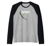 NASA - Moon Explore The Universe Maglia con Maniche Raglan