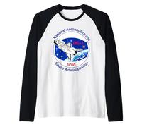 NASA - Patch della Missione Shuttle IML 1 Maglia con Maniche Raglan