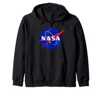 NASA Polpette Logo Astronauta Vintage Retro Space Graphic Felpa con Cappuccio
