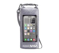 NASA Sacca impermeabile stagna 2L - AirLock™ tasca telefono (Lunar Grey) | Schermo tattile | Galleggia da chiusa | Tracolla staccabile | Immergibile IP68 | Telefono e chiavi