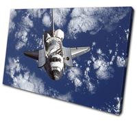 NASA Shuttle Space Rocket Transportation SINGLE TELA parete arte foto stampa