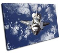 NASA Shuttle Space Rocket Transportation SINGLE TELA parete arte foto stampa