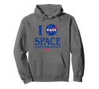 NASA Space Exploration Insignia Worm Logo Felpa con Cappuccio