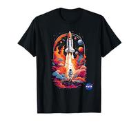 NASA Space Shuttle Astronaut Pianeti Progettazione artistica Maglietta