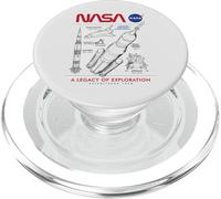 NASA Space Shuttle SLS Saturn V Apollo Lunar Schematico PopSockets PopGrip per MagSafe