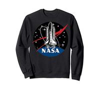 NASA Space Shuttle Take Off With Logo Felpa