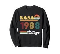 NASA Space Shuttle Worm Logo Vintage Retro 1988 Felpa
