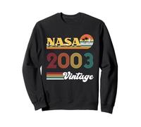 NASA Space Shuttle Worm Logo Vintage Retro 2003 Felpa