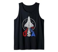 NASA USA Shuttle Red White And Blue Logo Space Science Canotta