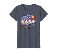 NASA Van Gogh Starry Night Style Logo Maglietta, Donna, Pervinca, XL