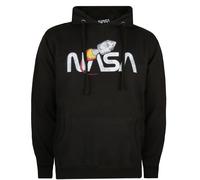 NASA Vintage Rocket Felpa con Cappuccio Uomo (TV147)