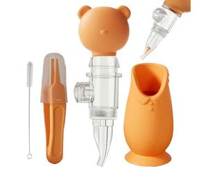 nasale per bambini, manuale lenitiva, portatile, per alleviare la congestione, kit per aspiratore nasale, per casa, uso quotidiano, viaggi, andare a , all'aperto, ospedale, congestione