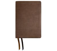 NASB 1995 Side-Column Reference Bible, Brown, Leathertex-The Lockman Foundation-