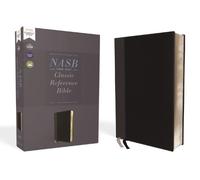 NASB, Classic Reference Bible, Leathersoft, Black, Red Le (Rilegato in ecopelle)
