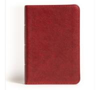 NASB Large Print Compact Reference Bible, Burgundy (Rilegato in ecopelle)