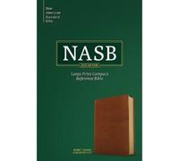 NASB Large Print Compact Reference Bible, Burnt Sienna (Rilegato in ecopelle)
