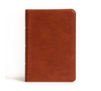 NASB Large Print Compact Reference Bible, Burnt Sienna (Rilegato in ecopelle)
