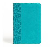 NASB Large Print Compact Reference Bible, Teal Leathertou (Rilegato in ecopelle)