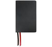 NASB Large Print Personal Size Bible with Full Translation Footnotes, Black, Genuine Leather, 2020 text