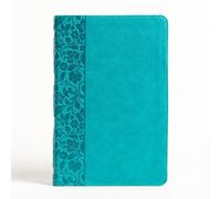 NASB Large Print Personal Size Reference Bible, Teal (Rilegato in ecopelle)