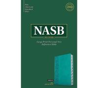 NASB Large Print Personal Size Reference Bible, Teal (Rilegato in ecopelle)