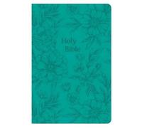 NASB Large Print Thinline Bible, Value Edition, Teal Leat (Rilegato in ecopelle)