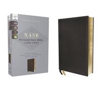 NASB, Personal Size Bible, Large Print, Genuine Leather, (Rilegato in ecopelle)