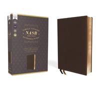 NASB, Single-Column Reference Bible, Wide Margin, Leather (Rilegato in ecopelle)