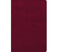 NASB Super Giant Print Reference Bible, Burgundy (Rilegato in ecopelle)