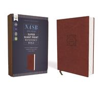 NASB, Super Giant Print Reference Bible, Leathersoft, Bro (Rilegato in ecopelle)